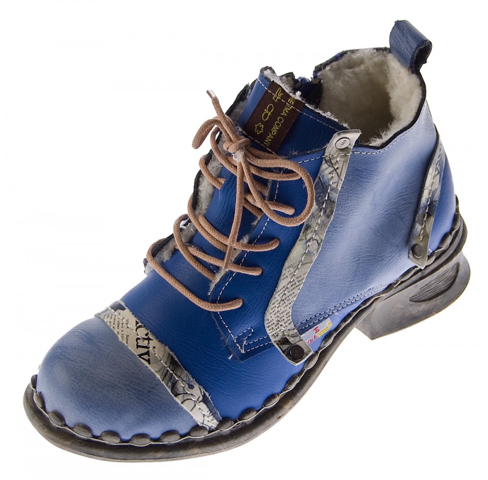 Damen Stiefeletten Aus Weichem Leder - Klassische Knöchelstiefel Mit Reißverschluss